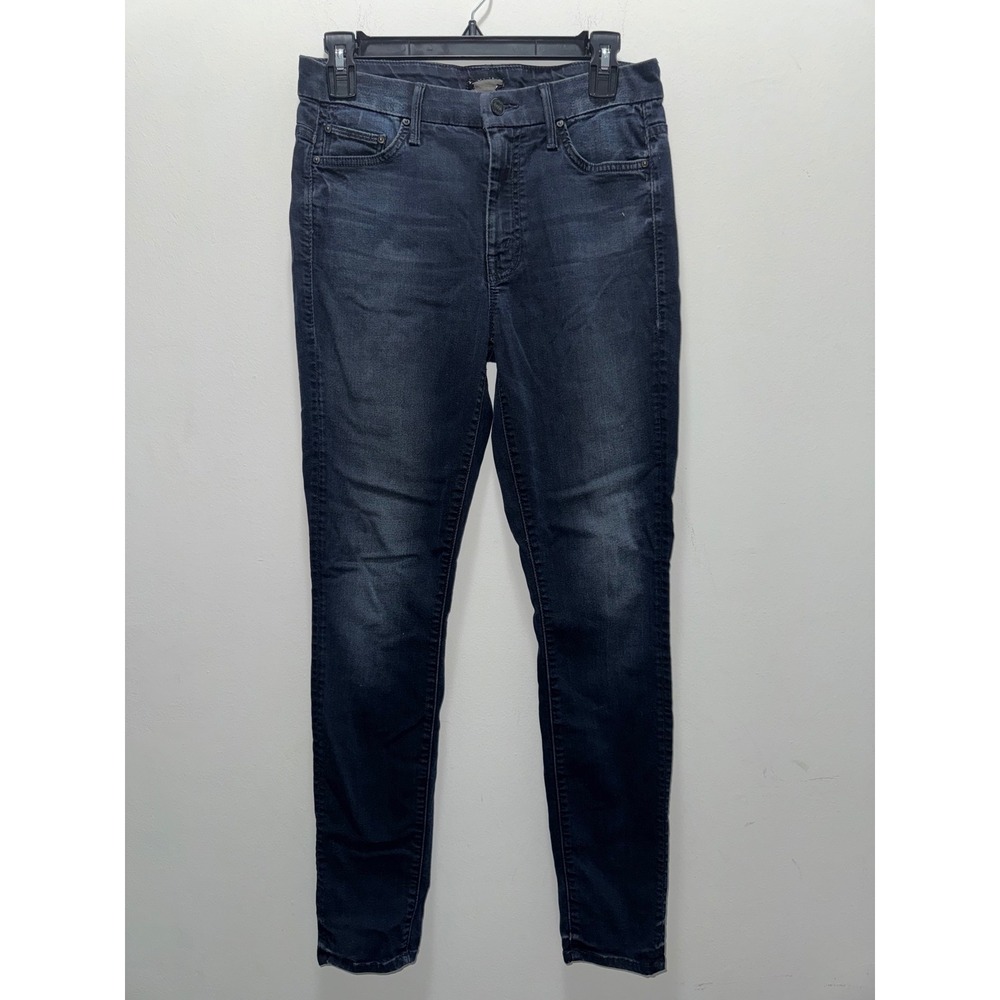 MOTHER High Waisted Looker Jeans Womens 28 A Kiss in the Dark Skinny Denim